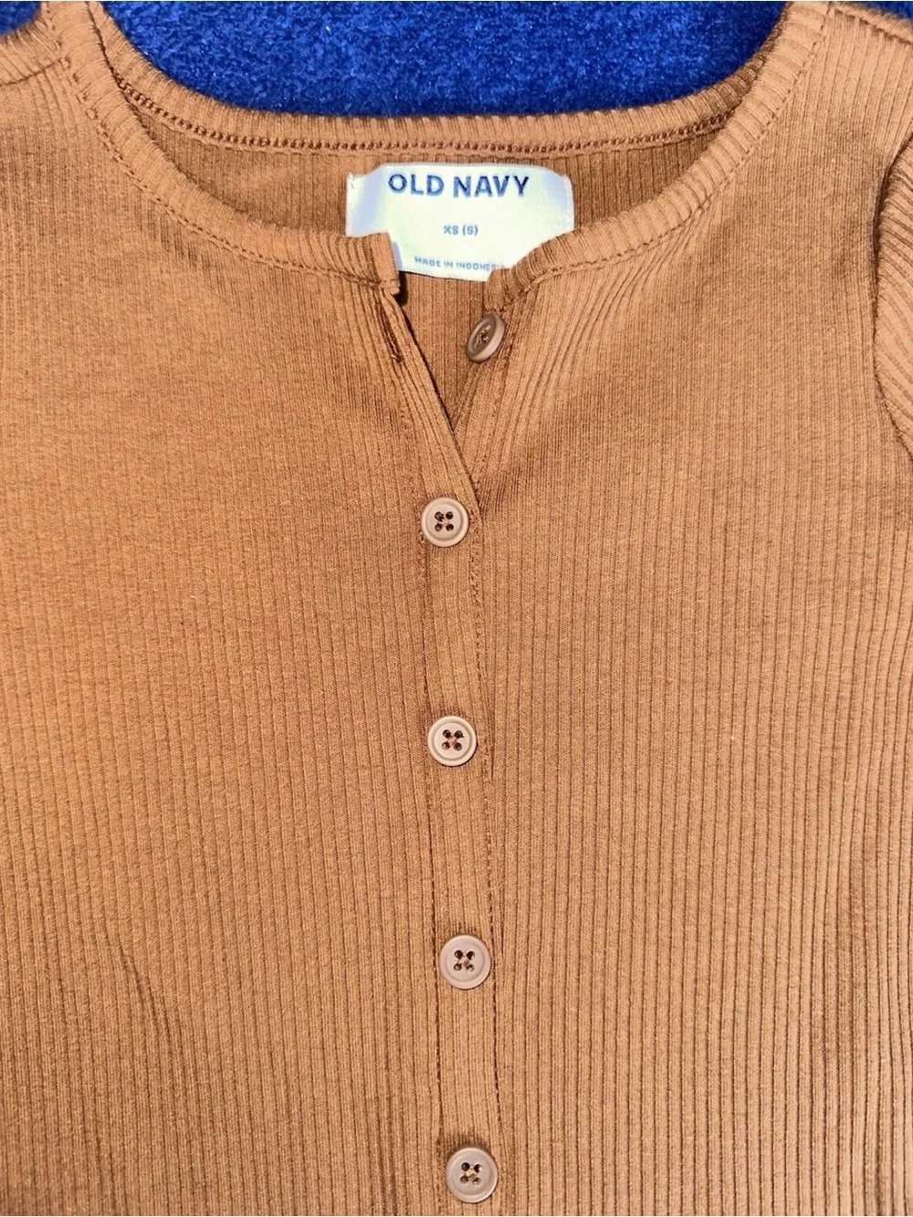 Old Navy Lot of 2 Girls Dress Blue Gingham Picnic Brown Ruffle XS Cotton NWT